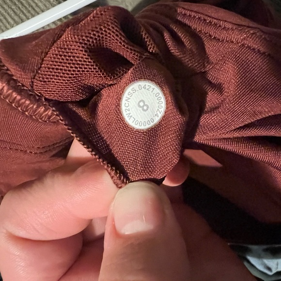 Lululemon Wunder Train Longline Bra *Medium Support, Size 8 Mulled Wine - Picture 9 of 9